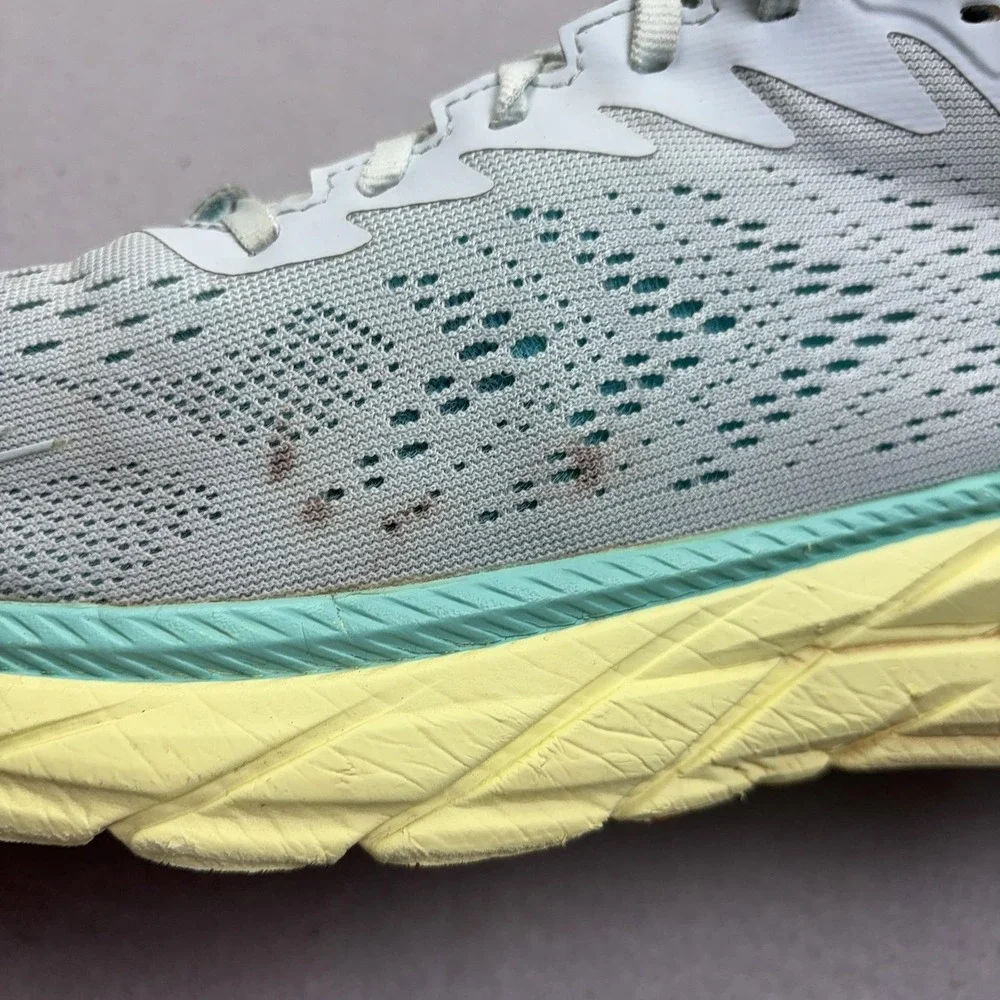 Hoka One One Clifton 7 Shoes Womens Size 11 Blue Running Sneakers Mesh Athletic